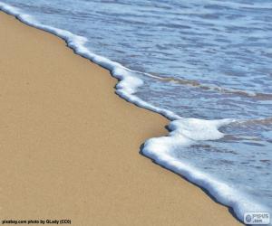 пазл Прекрасный песчаный пляж